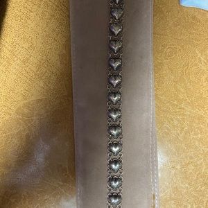 Sterling Silver Heart Braclet